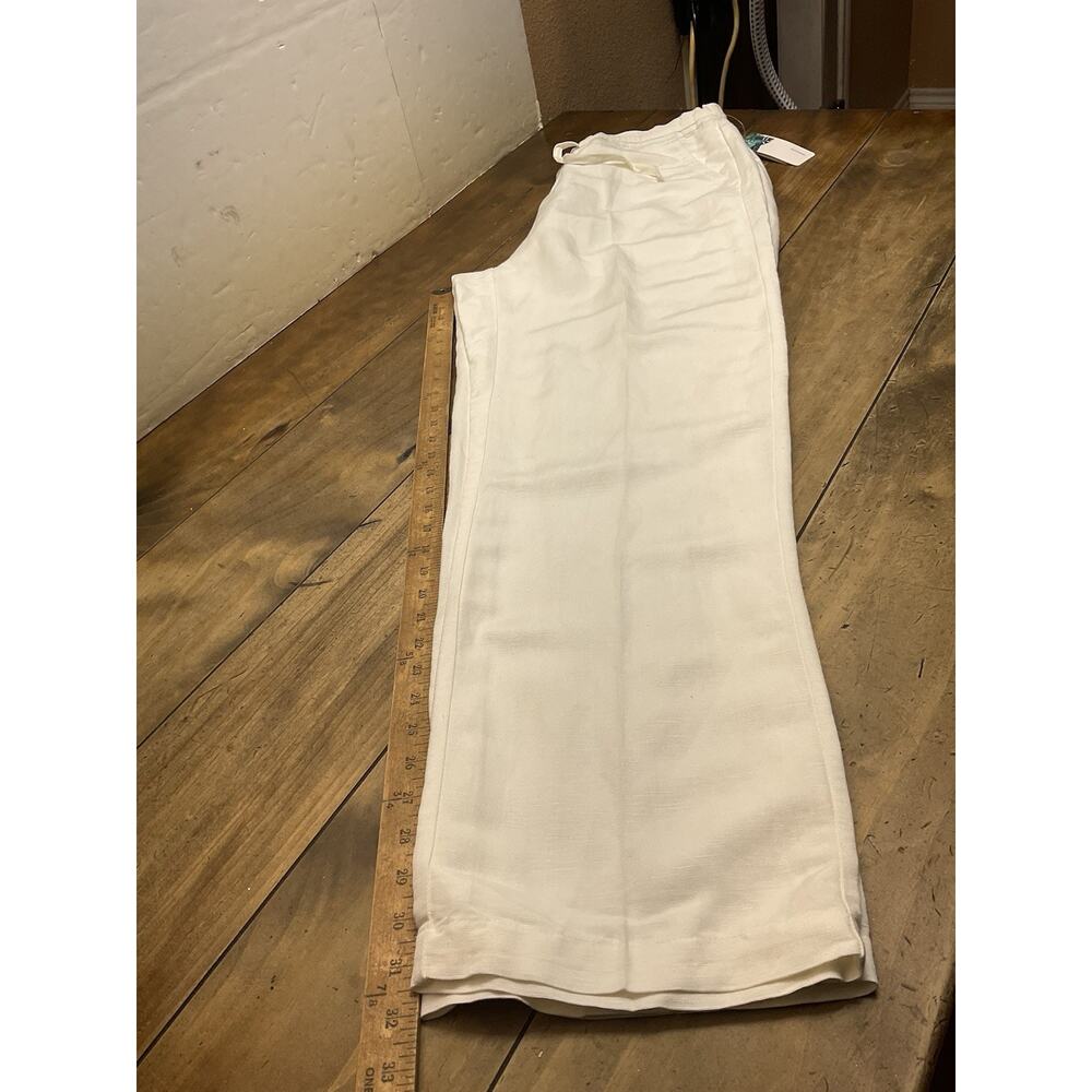 Cubavera Men's Linen-Blend Core Drawstring Pants Brilliant White Size Large NWT - Picture 13 of 13